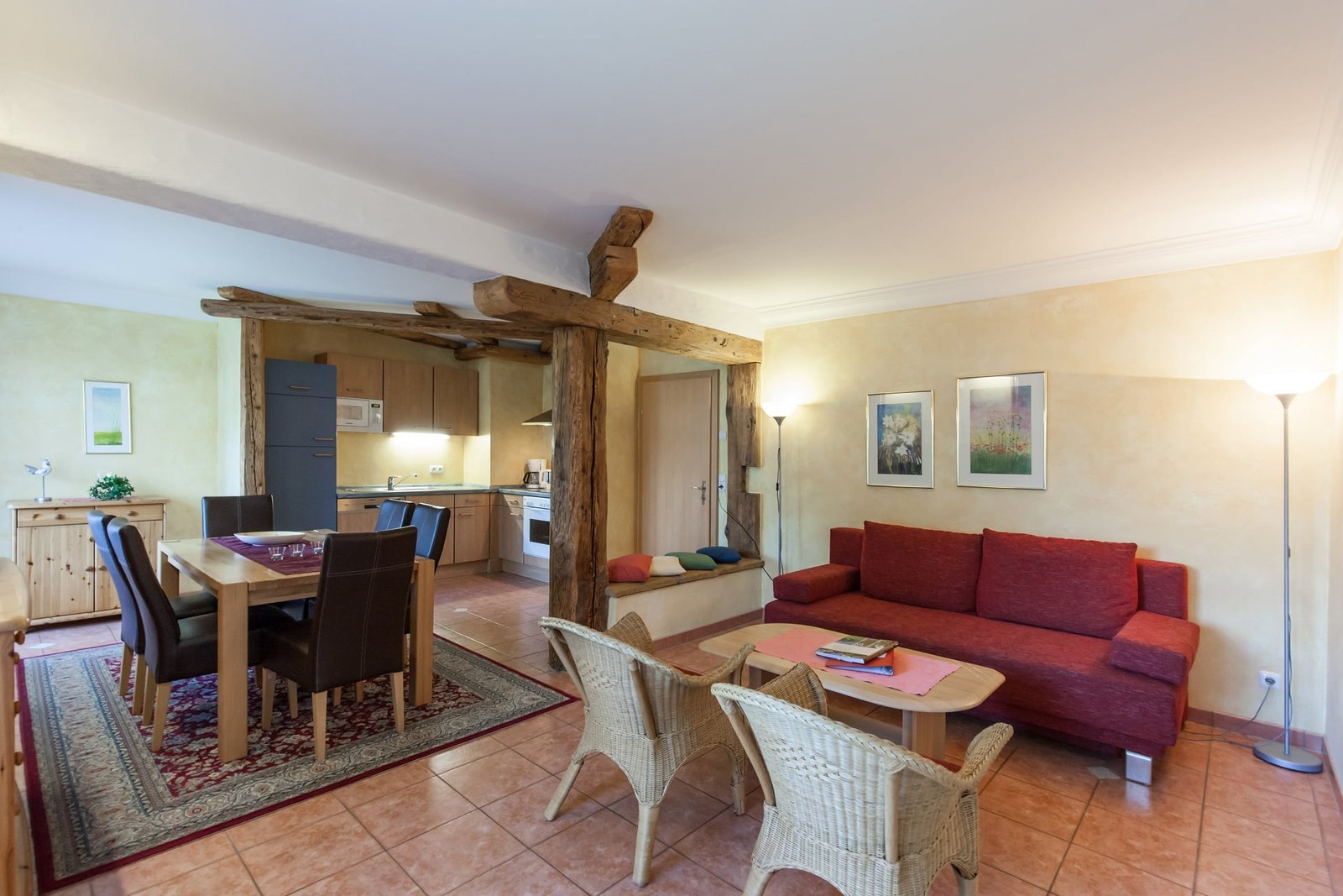 Aparthotel Amadeus Apartement A3 Belmonte Wohnraum